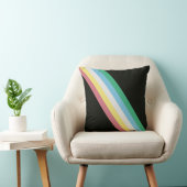 障害プライド旗 クッション (椅子)