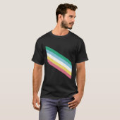 障害プライド旗 Tシャツ (正面フル)