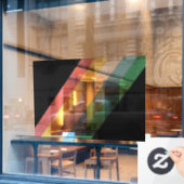 障害プライド月自閉症ニューロダイバー ウィンドウサイン (カフェ窓)