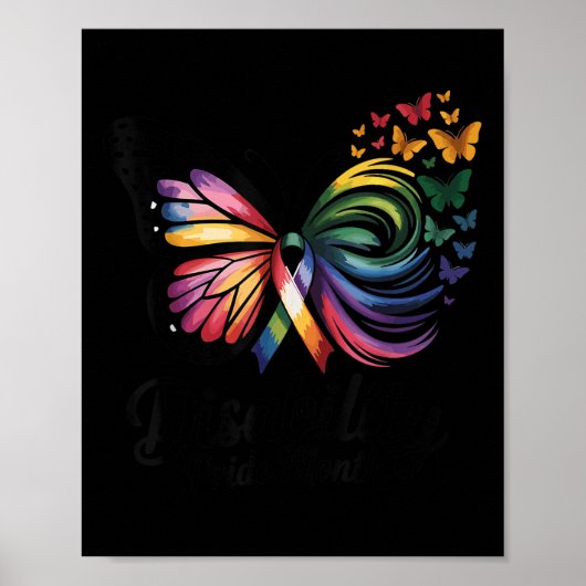 障害プライド月障害プライドフラグ_4 ポスター (正面)