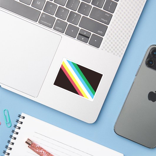 障害プライド シール (ノートパソコンとiPhone)