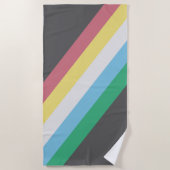 障害プライド ビーチタオル (正面)