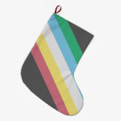 障害プライド ラージクリスマスストッキング (正面 (吊り時))