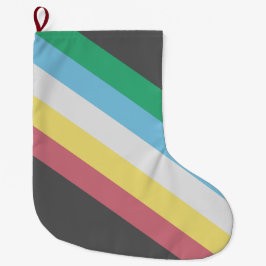 障害プライド ラージクリスマスストッキング