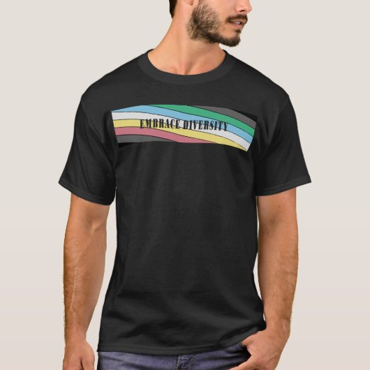 障害プライド〜多様性を受け入れる Tシャツ (正面)
