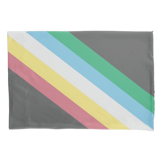 障害プライド 枕カバー (正面左)