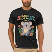 障害プライド Tシャツ (正面)