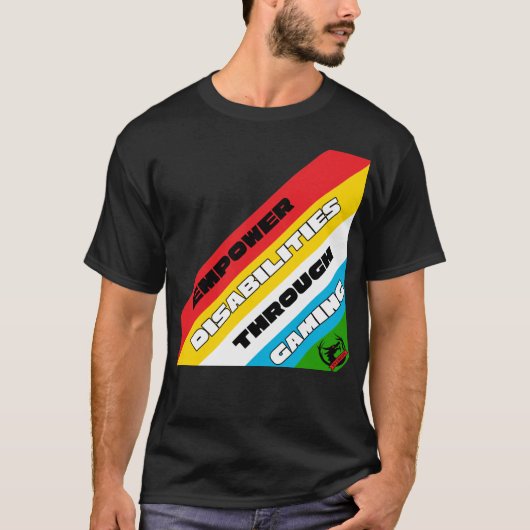 障害プライド Tシャツ (正面)