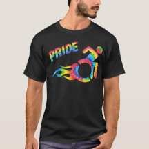障害プライドTシャツ (デザイン7)