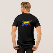 障害プライドTシャツ トライブレンドTシャツ (裏面全面)
