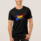 障害プライドTシャツ トライブレンドTシャツ (正面)