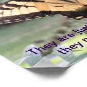 障害児のための美しい詩と写真 ポスター (角)