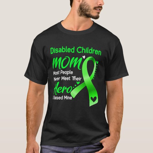 障害児の母 私は私の子を育てた Tシャツ (正面)