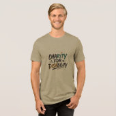 障害啓発 トライブレンドTシャツ (正面全面)