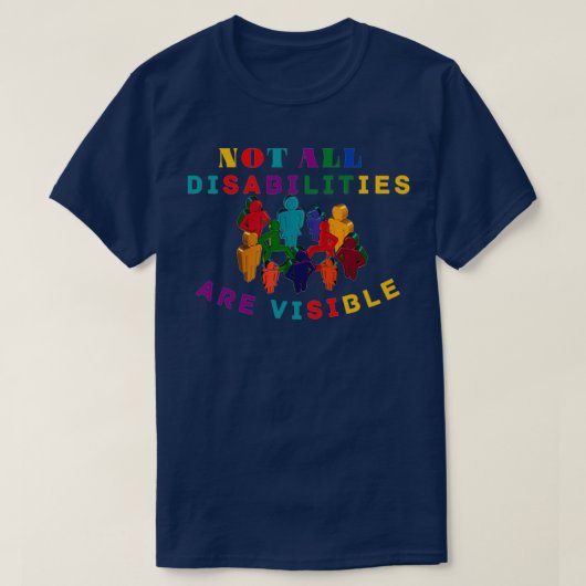 障害国際的月 Tシャツ (デザイン正面)