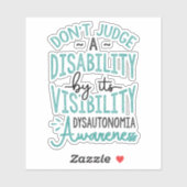 障害性自律神経障害を判断しない認識度 シール (シート)