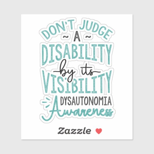 障害性自律神経障害を判断しない認識度 シール (シート)