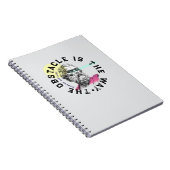 障害物は道である – マルクス・アウレリウス引用文 ノートブック (右側)