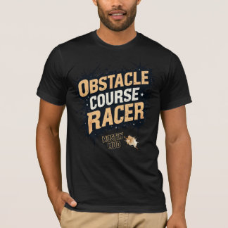 障害物コースレース - 大泥だらけ Tシャツ