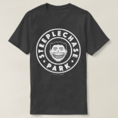 障害競走パークサークルコニーアイランドホワイト Tシャツ (デザイン正面)