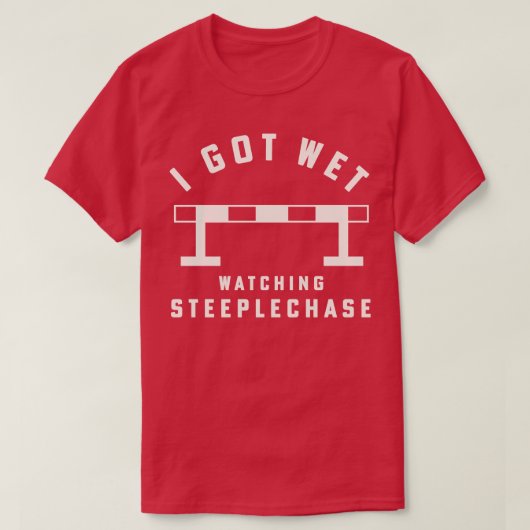 障害競走場I湿式得障害 Tシャツ (デザイン正面)