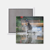 障害競走 – 大きな飛躍 マグネット (正面/裏面)