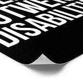 障害者の自閉症意識を上回る能力 ポスター (角)