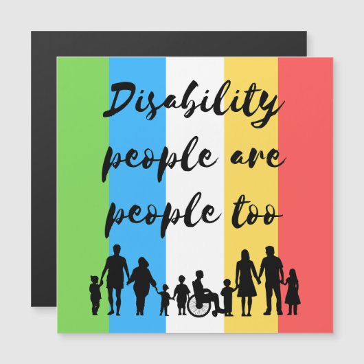 障害者も人間である (正面/裏面)