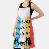 障害者も人間である エプロン (インサイチュ)