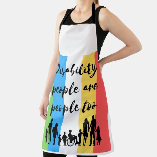 障害者も人間である エプロン (インサイチュ)