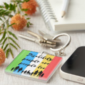 障害者も人間である キーホルダー (正面右)