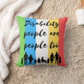 障害者も人間である クッション (ブランケット)