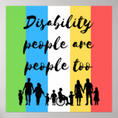 障害者も人間である ポスター (正面)