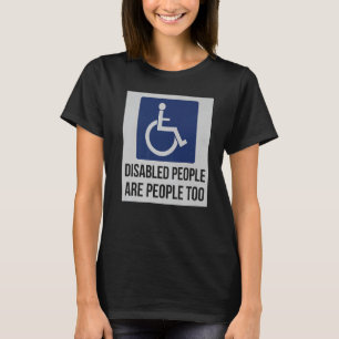 障害者も障害戦争の国民だ Tシャツ