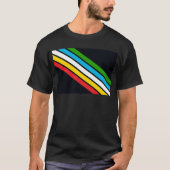 障害者プライド旗 Tシャツ (正面)