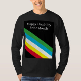 障害者プライド月間おめでとう Tシャツ