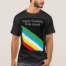 障害者プライド月間おめでとう Tシャツ
