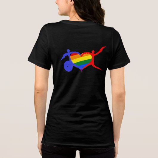 障害者プライド トライブレンドTシャツ (裏面)