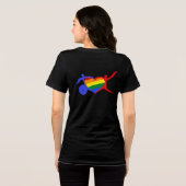 障害者プライド トライブレンドTシャツ (裏面全面)