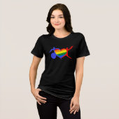 障害者プライド トライブレンドTシャツ (正面全面)