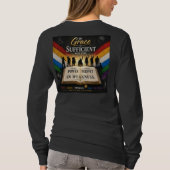障害者プライド My Grace Is Sufficient Tシャツ (裏面)