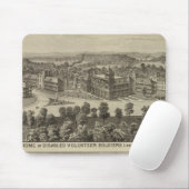 障害者ボランティア兵士の故郷 マウスパッド (マウス)