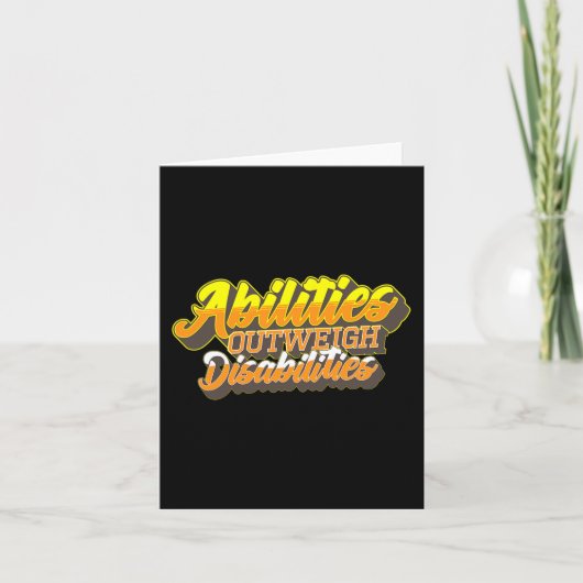 障害者世界ダウン症候群女児 カード (正面)