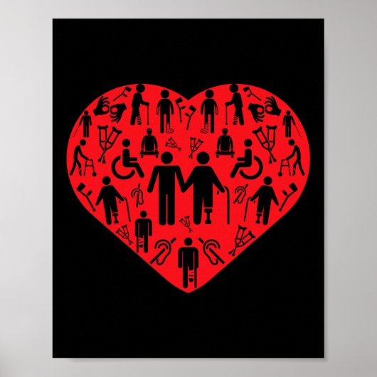 障害者世界ダウン症候群女児 ポスター (正面)