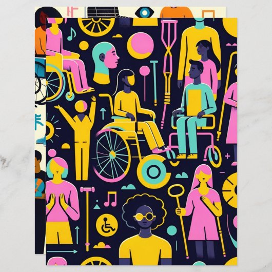 障害者手帳紙 (正面/裏面)