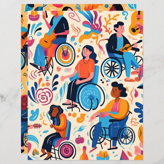 障害者手帳紙 (正面/裏面)