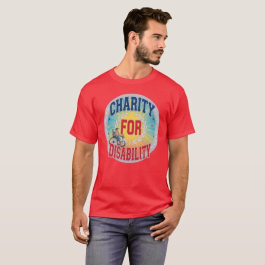 障害者支援チャリティー Tシャツ (正面フル)