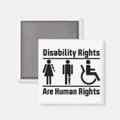 障害者権利人権は人権広場 マグネット (正面/裏面)