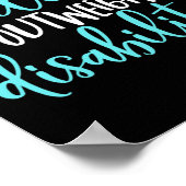 障害者特別教育を上回る能力 ポスター (角)