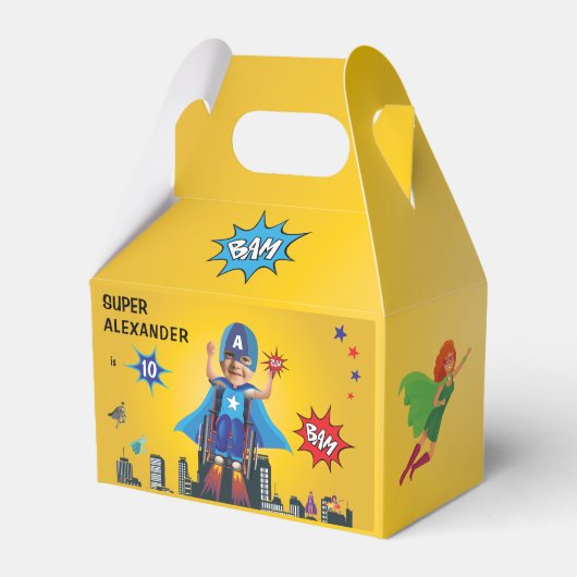 障害者車飛んでいるイスおもしろい誕生日 フェイバーボックス (裏面サイド)